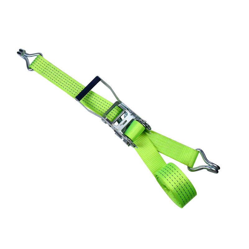 50 mm 5000 kg groene ratelriem met klauwhaken