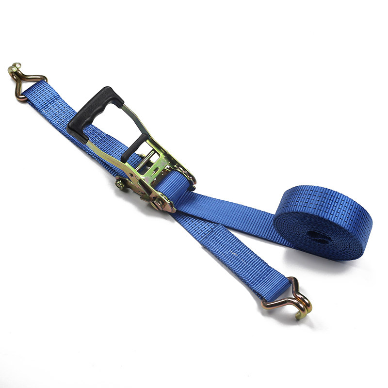 50 MM 5T met rubber beklede ratelriemen